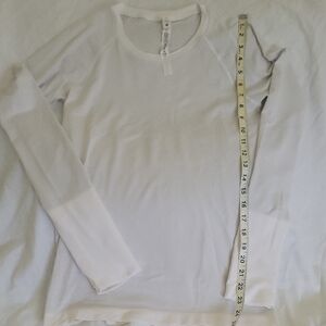 lululemon athletica White Long Sleeve Top